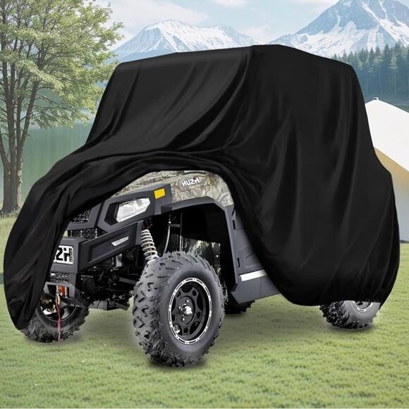Chikia 2-3 Seater UTV Cover 420D Waterproof Utility 125x59x66" - Picture 1 of 7